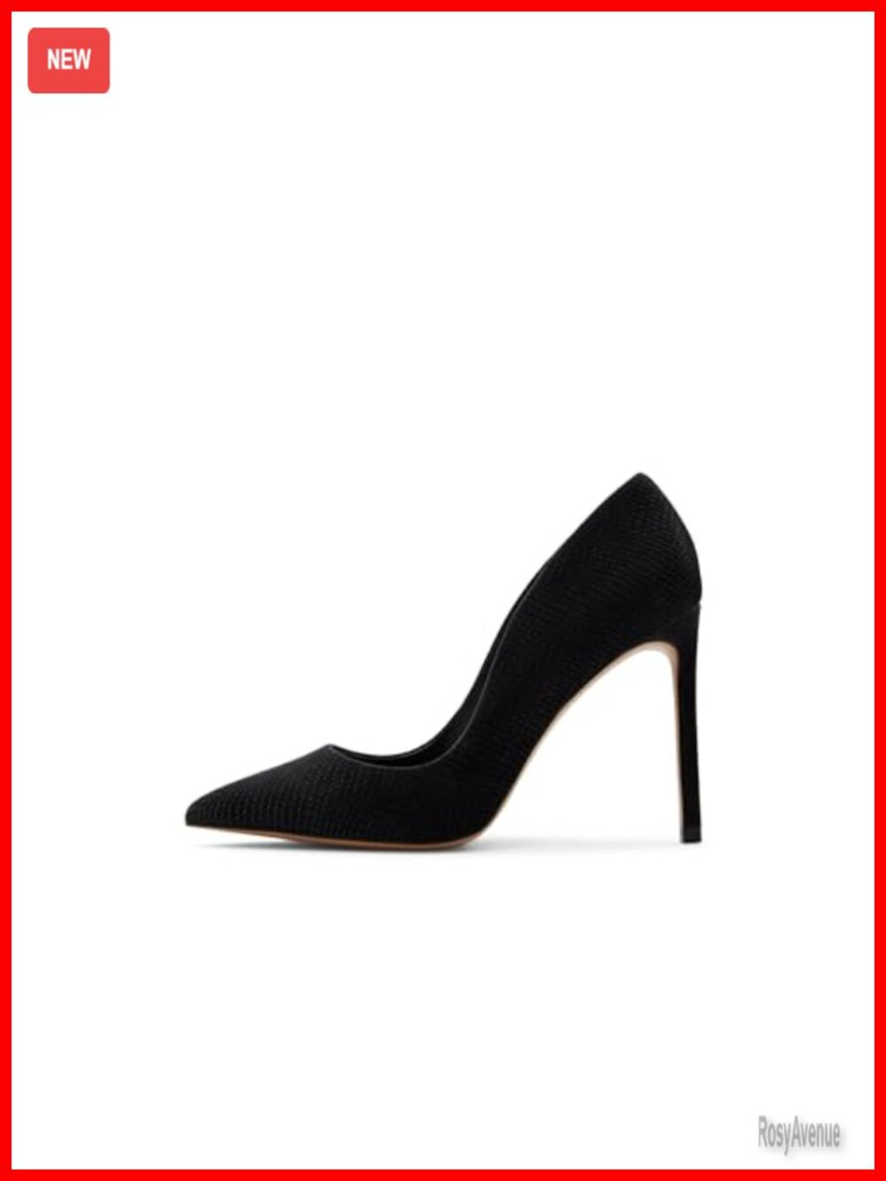 Synthetic Stiletto Heeled Slingback Pump Pointed Toe